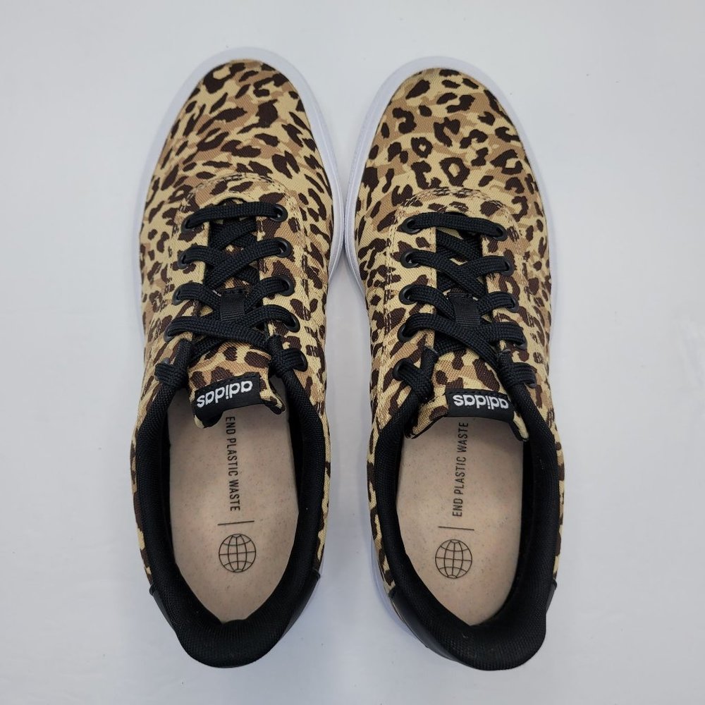 Adidas Vulcraid 3R Cheetah Women's SB Shoes Brown Black GW9185 US Size 9.5 - Picture 5 of 8